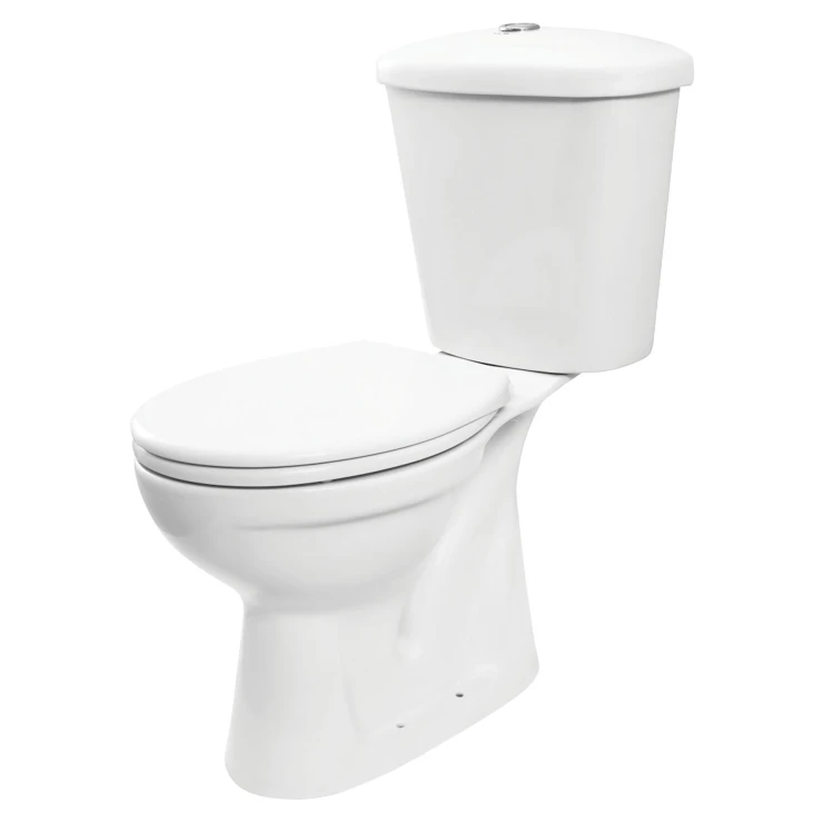 Toilet Funkia Hvid Blank S-lås-0