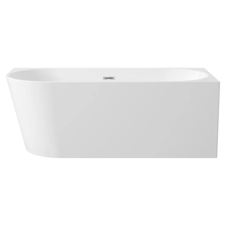 Badekar Silia Hvid Blank 150 cm Højre-1