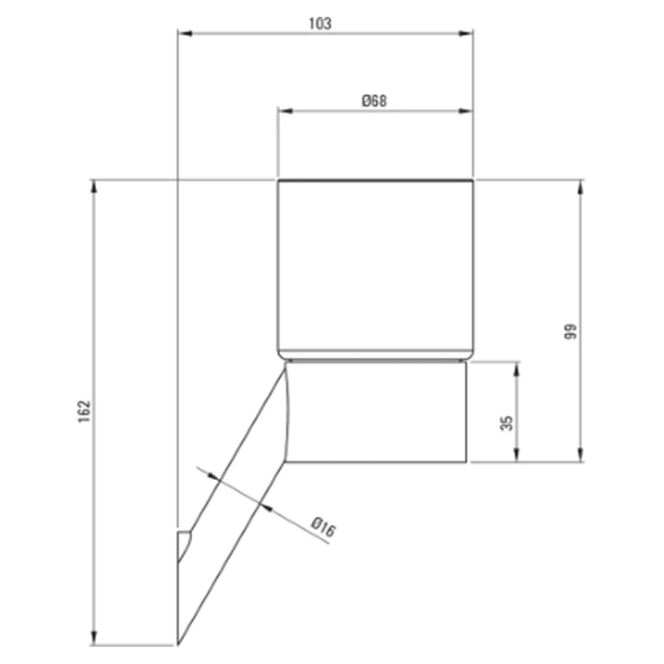 Tandbørsteholder Silia Bronze Mat-1