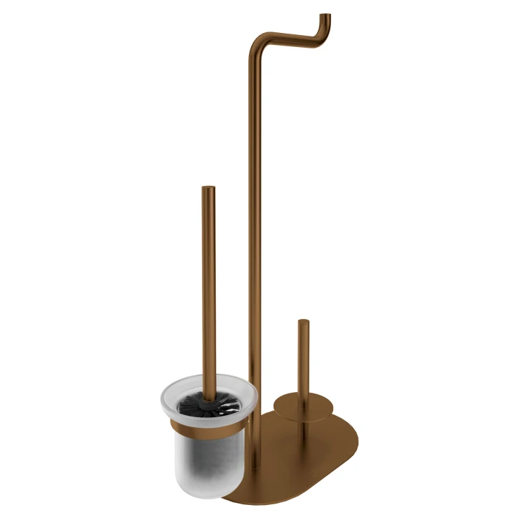 Toiletpapirholder 3-funktion Silia Bronze Mat-0