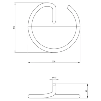 Håndklædering Silia Bronze Mat-2