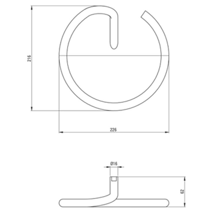 Håndklædering Silia Bronze Mat-1