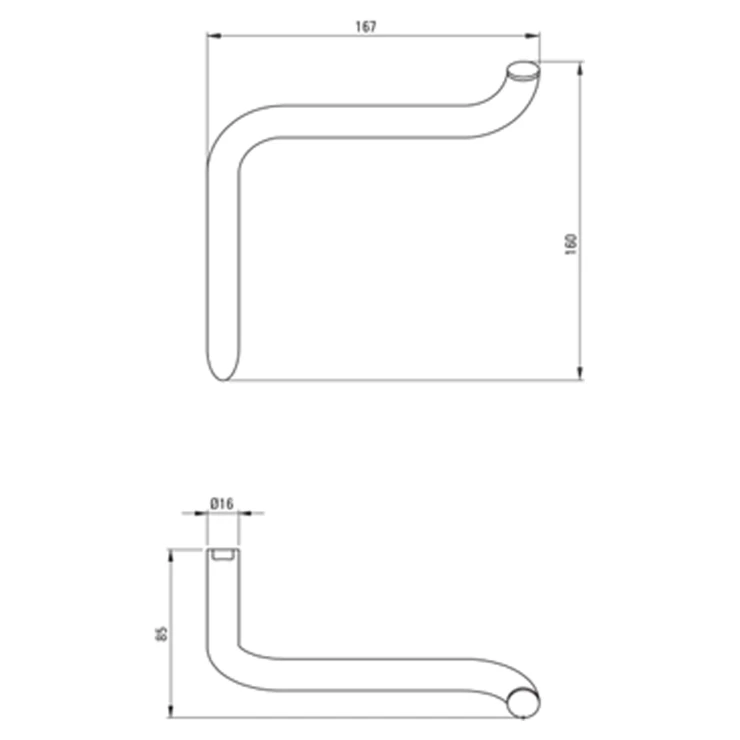 Toiletpapirholder Silia Bronze Mat-1