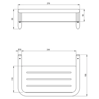 Brusekurv Silia Bronze Mat-2