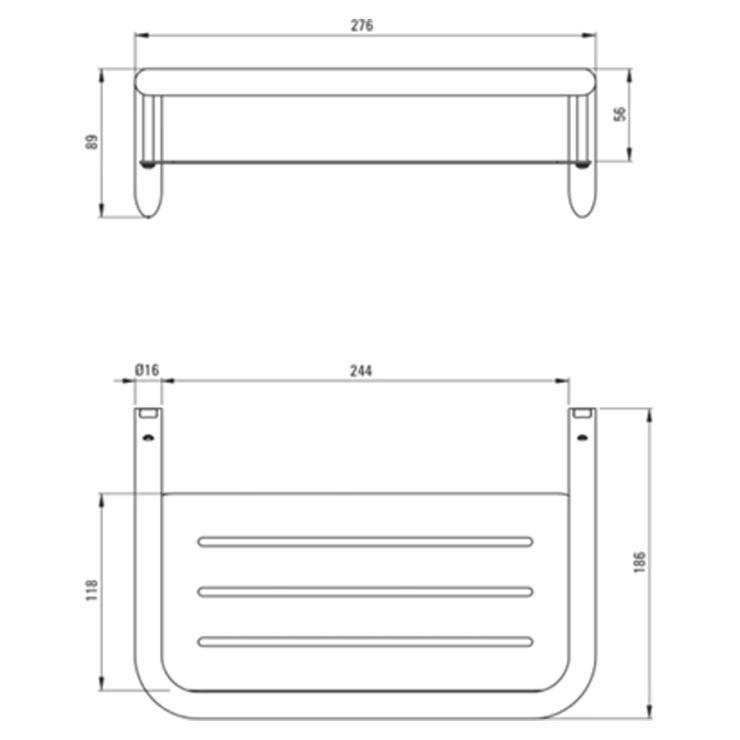 Brusekurv Silia Bronze Mat-1