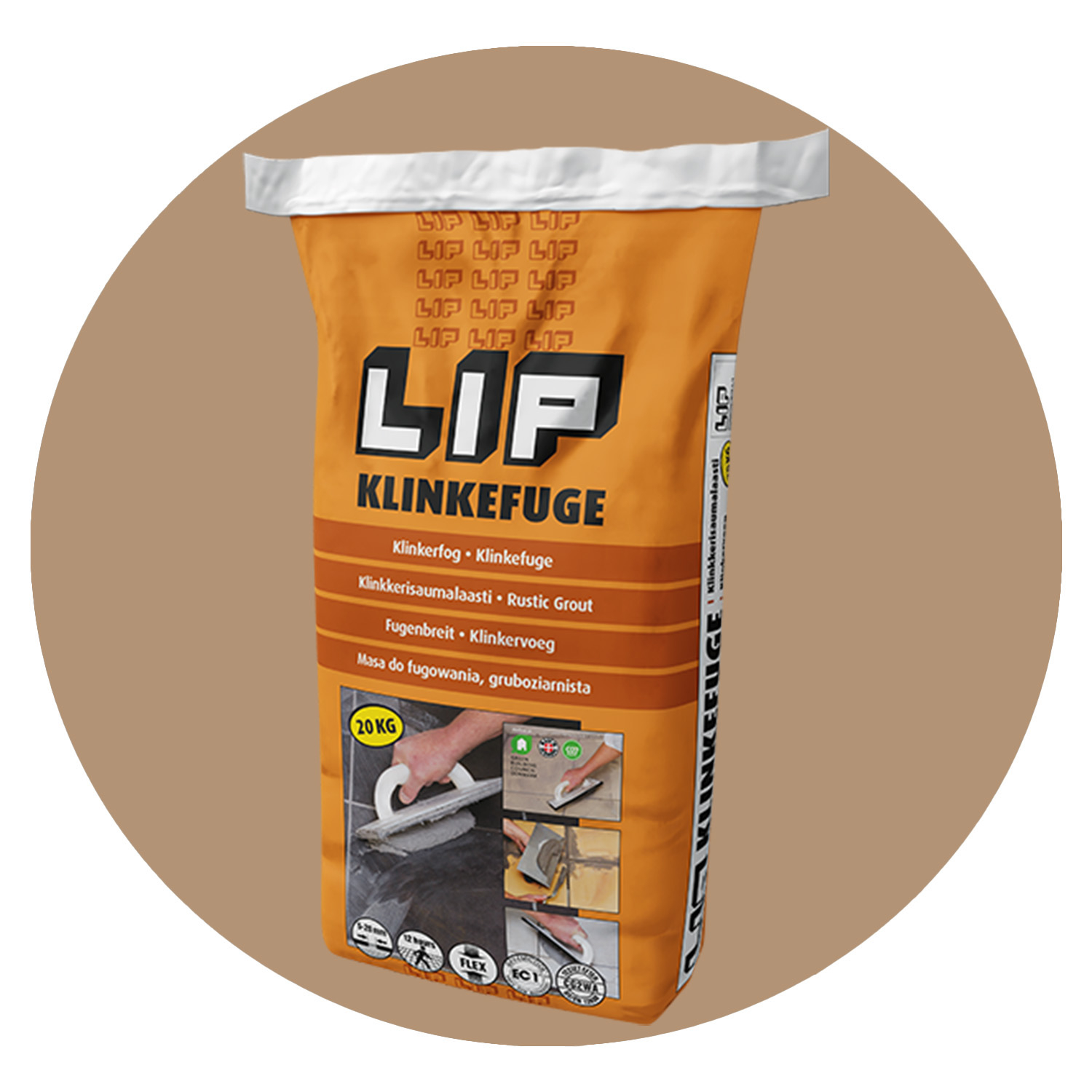 Klinkefuge Beige-Brun 5 kg