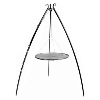 <strong>CookKing</strong>  Tripod Grill 200 cm med Grillgaller Sort 70 cm