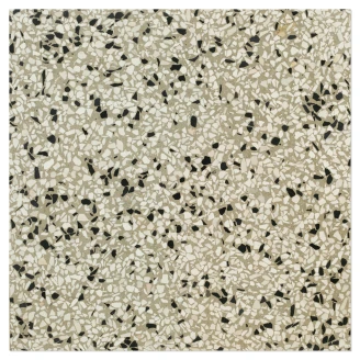 Terrazzo Graniglia Bianconera Mat 20x20 cm