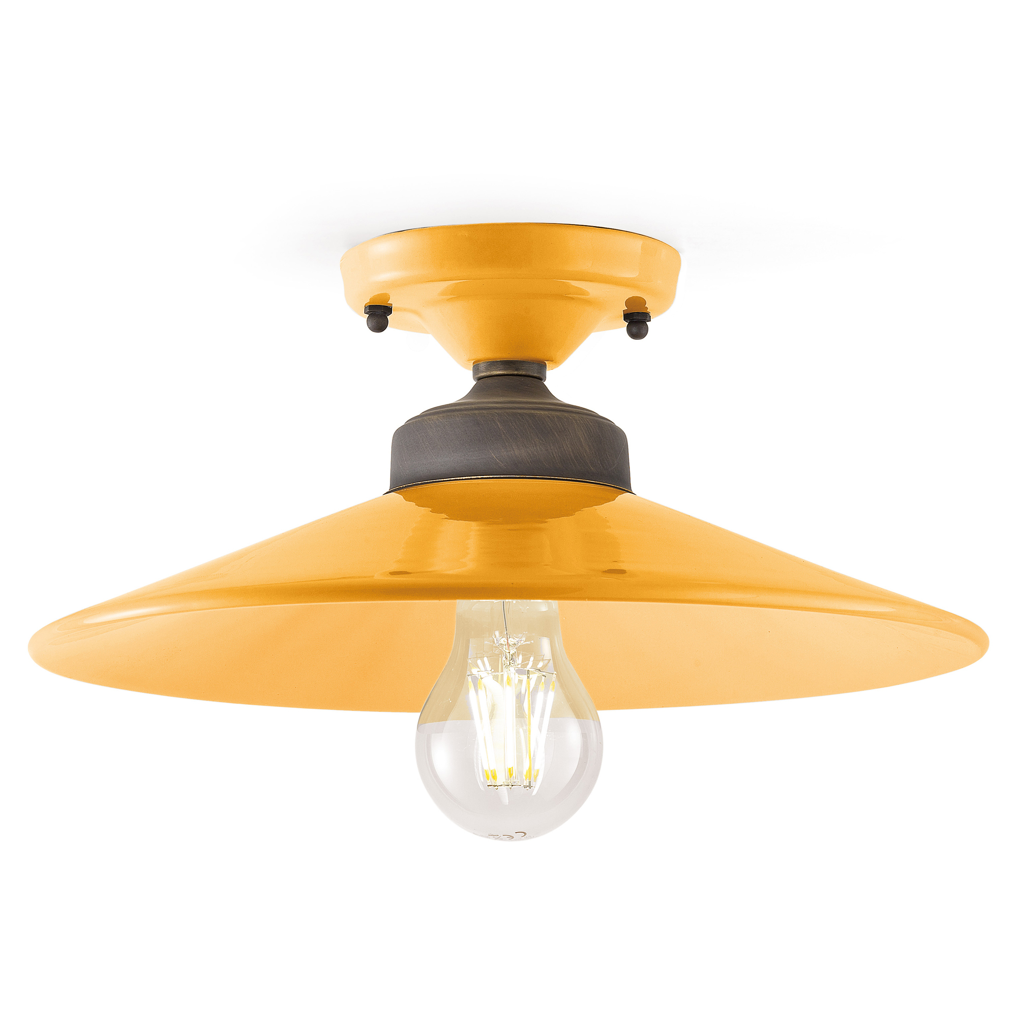 Ferroluce Loftlampe Colors Gul