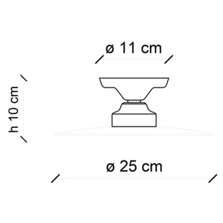 Ferroluce Loftlampe B&W Sort, Hvid-1