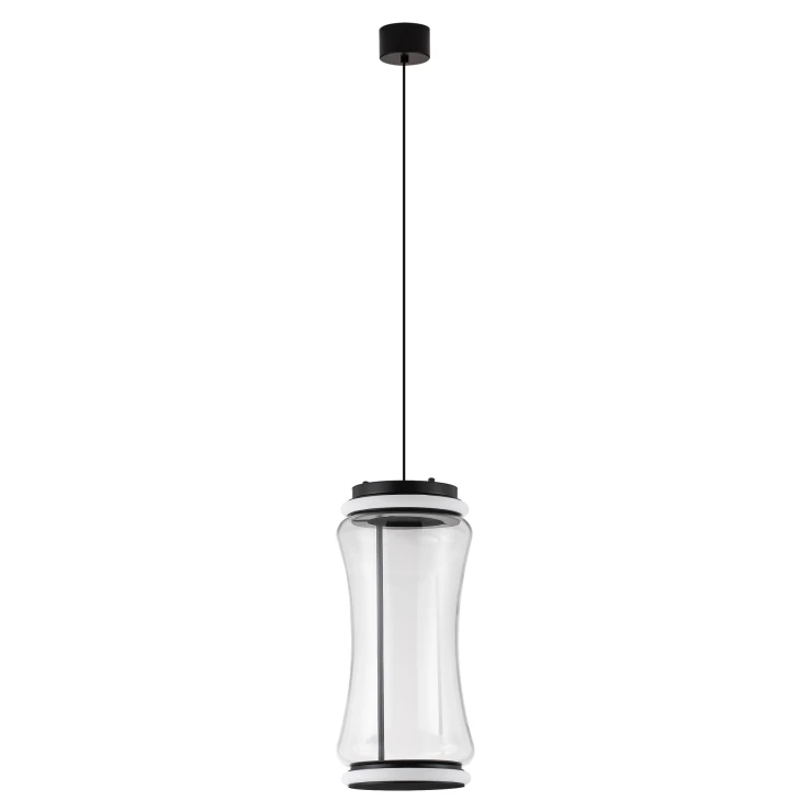 Nova Luce Hængende Lampe 250 cm Anapnoe Sort, Transparent Blank-1