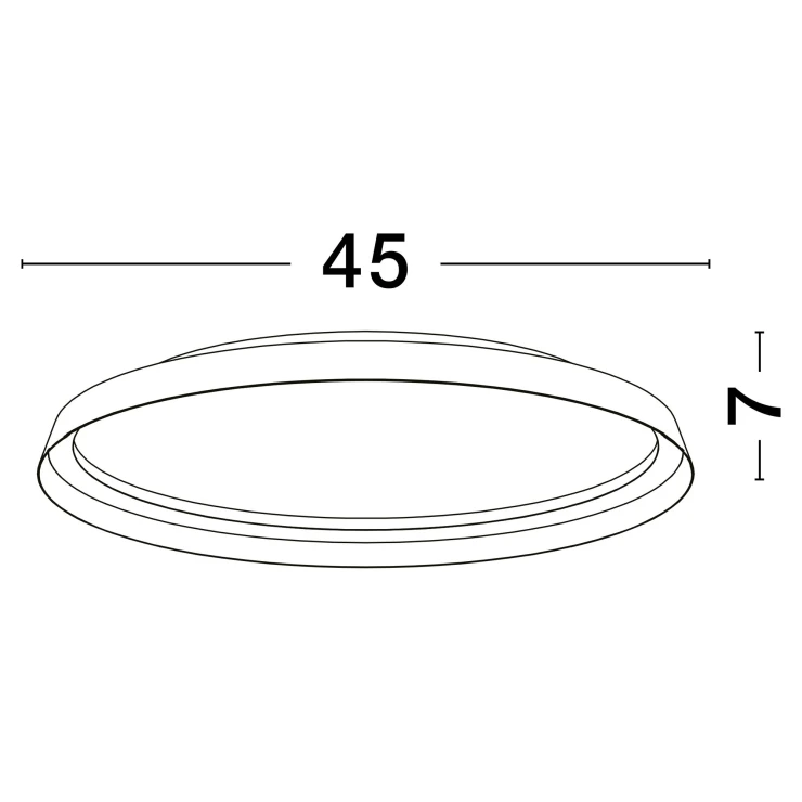 Nova Luce Loftlampe Ø 45 cm Ormi Hvid Mat-1