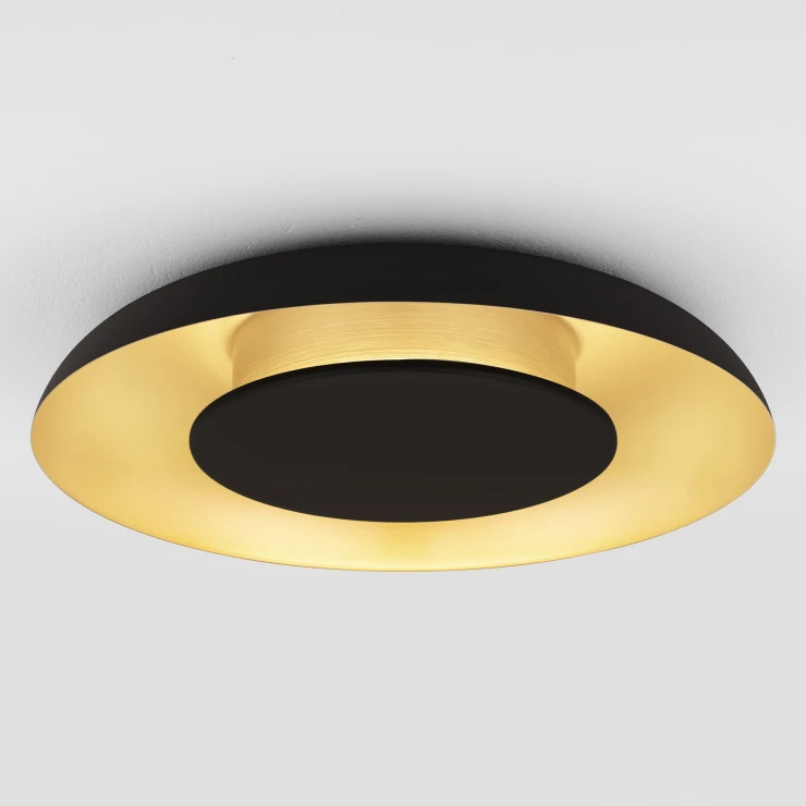 Nova Luce Loftlampe Ø 40 cm Epos Sort, Guld Mat-0