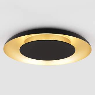 Nova Luce Loftlampe Ø 60 cm Epos Sort, Guld Mat