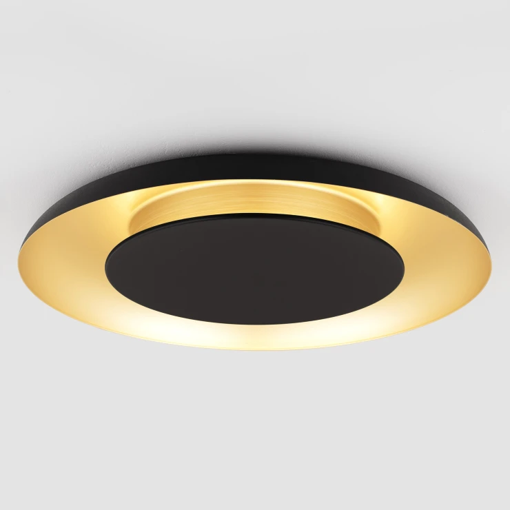 Nova Luce Loftlampe Ø 60 cm Epos Sort, Guld Mat-0