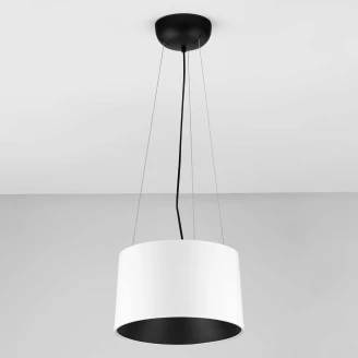 Nova Luce Hængende Lampe Ø 35 cm Atil Hvid, Sort Mat