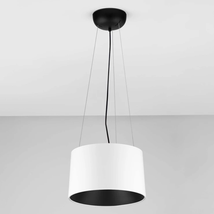 Nova Luce Hængende Lampe Ø 35 cm Atil Hvid, Sort Mat-0