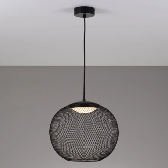 Nova Luce Hængende Lampe Ø 40 cm Kinetic Sort Mat