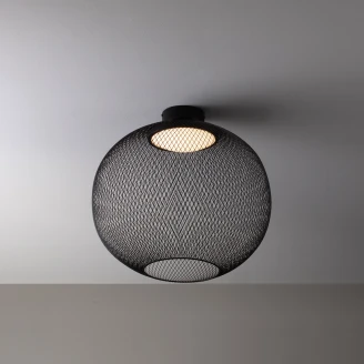 Nova Luce Loftlampe Ø 50 cm Kinetic Sort Mat