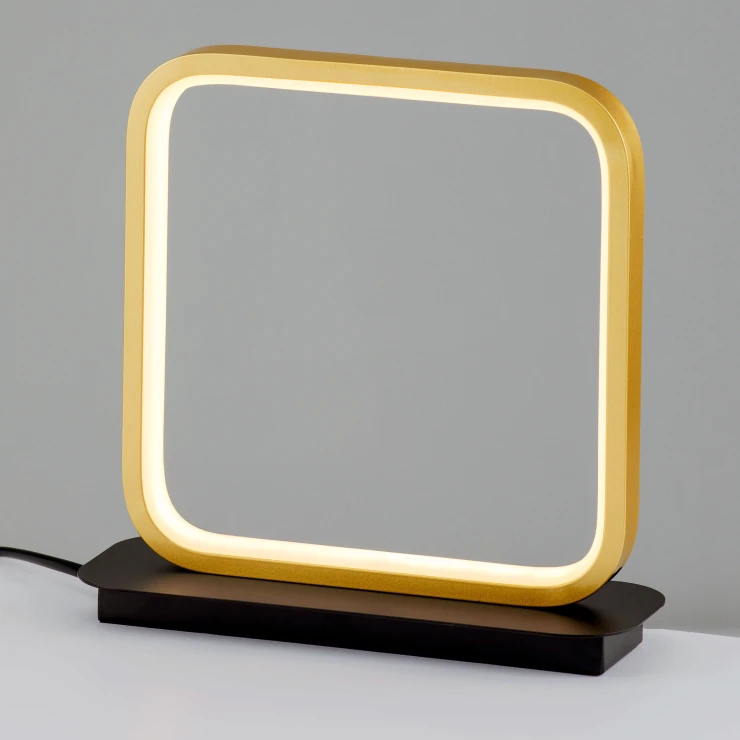 Nova Luce Bordlampe Imar Sort, Guld Matt-0