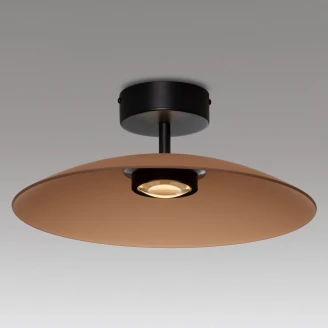 Nova Luce Loftlampe Ø 40 cm Polifemo Mocca Brun Matt