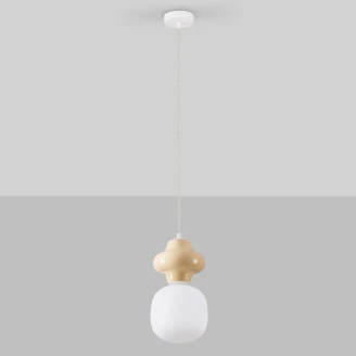 Nova Luce Hængende Lampa 1 st Clio Beige Blank