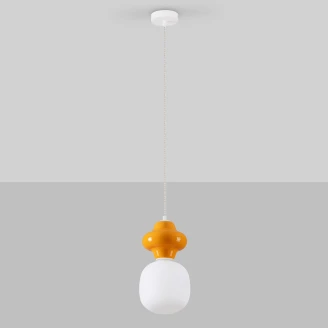 Nova Luce Hængende Lampa 1 st Clio Orange Blank