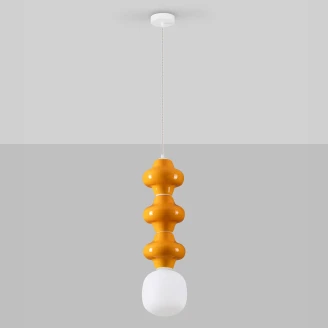 Nova Luce Hængende Lampa 3 st Clio Orange Blank