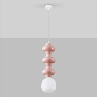 Nova Luce Hængende Lampa 3 st Clio Rosa Blank