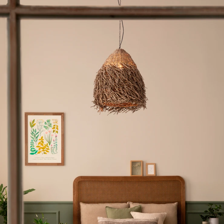 Nova Luce Hængende Lampa Ø 61 cm Hay Beige Matt-1