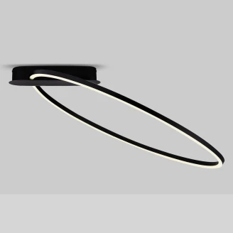 Nova Luce Loftlampe Kiklos Sort Matt