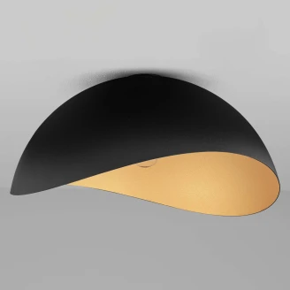 Nova Luce Loftlampe Ø 50 cm Opsi Sort, Guld Matt