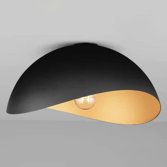 Nova Luce Loftlampe Ø 40 cm Opsi Sort, Guld Matt