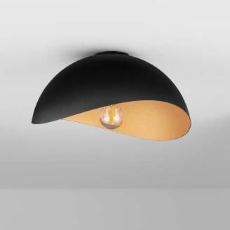 Nova Luce Loftlampe Ø 30 cm Opsi Sort, Guld Matt