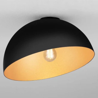 Nova Luce Loftlampe Ø 29 cm Onia Sort, Guld Matt