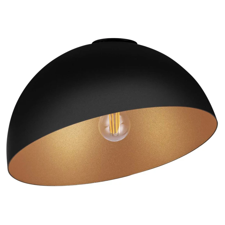 Nova Luce Loftlampe Ø 29 cm Onia Sort, Guld Matt-1