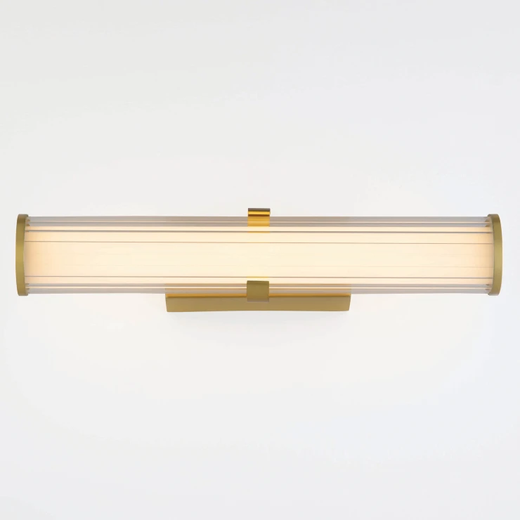 Nova Luce Væglampe 43 cm Hedula Gul Matt-0