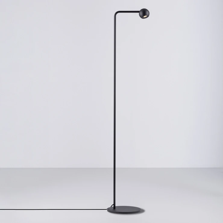 Nova Luce Gulvlampe Sfera Sort Matt-0