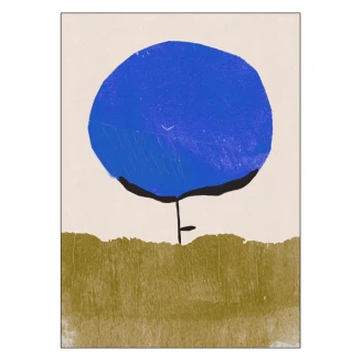 Poster Alisa Galitsyna Blue Flower 30x40 cm