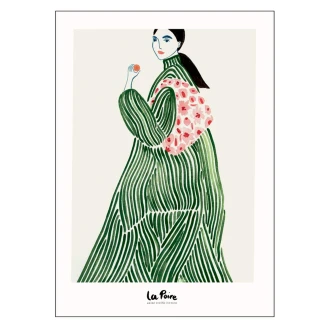 Poster La Poire Green Coat 70x100 cm