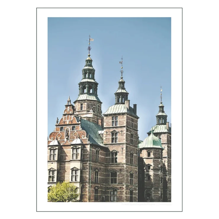 Poster From Copenhagen With Love Rosenborg 30x40 cm-0