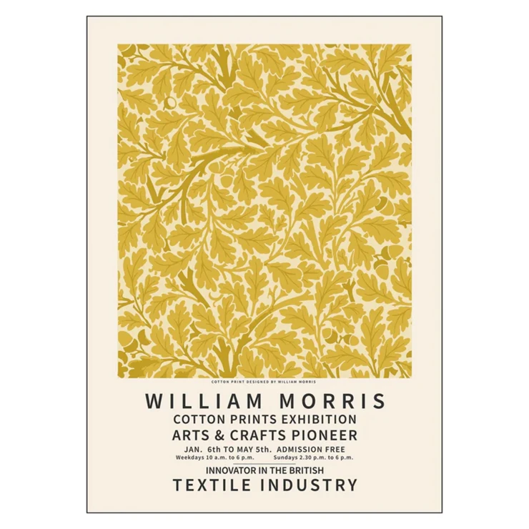 Poster William Morris Arts & Crafts Pioneer 30x40 cm-0