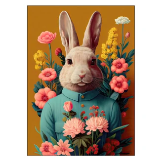 Poster Treechild Mr Easter Bunny 30x40 cm