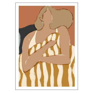 Poster Sacrée Frangine Morning Stripes 30x40 cm