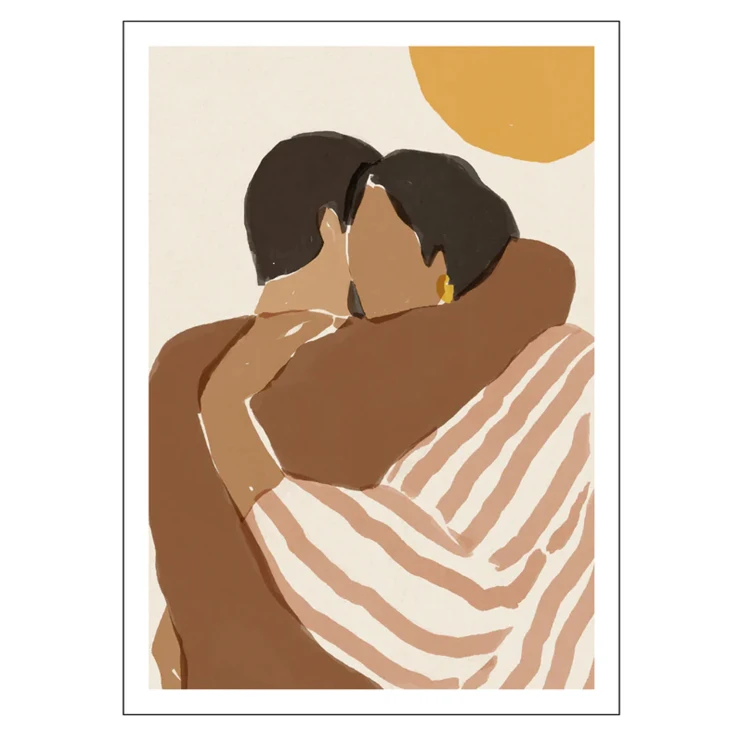 Poster Sacrée Frangine Love Language 50x70 cm-0