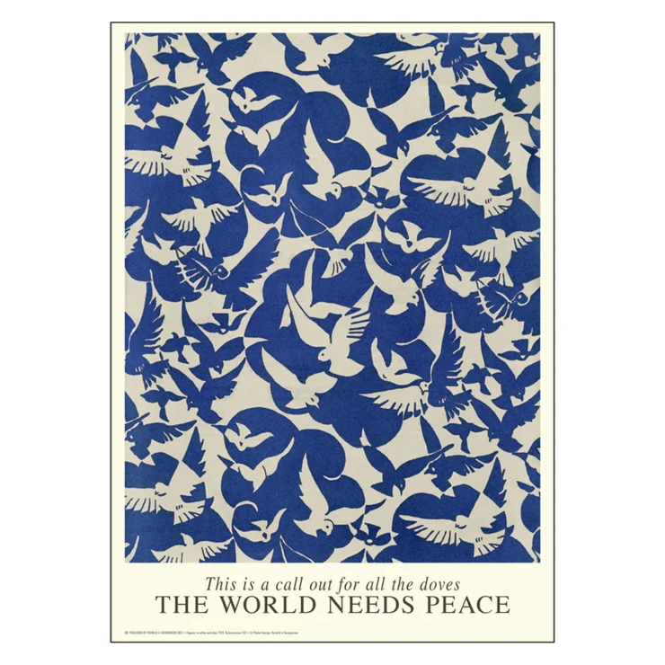 Poster Permild & Rosengreen Doves of Peace 50x70 cm-0