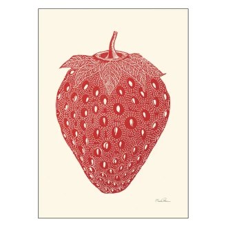 Poster Monika Petersen Art Prints Strawberry 50x70 cm