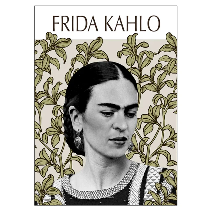 Poster Frida Kahlo Green Leaves 70x100 cm-0