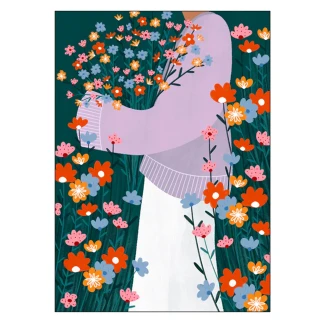 Poster Bea Muller Wildflower Garden 50x70 cm