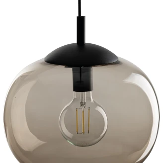 Hængende Lampe Umbria S Brun Glat-2